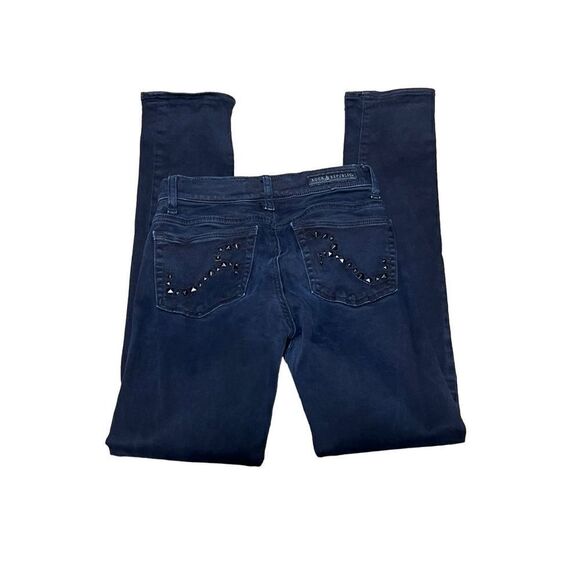 Rock & Republic Black Studded Berlin Skinny Jeans Size 6 Style R010141 - Picture 1 of 4